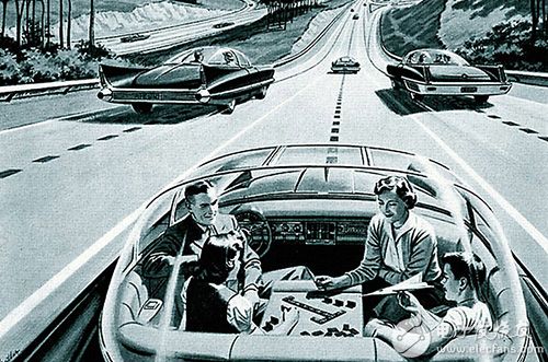 图1 1950年代的人们对自驾车的想像图片来源:维基百科
