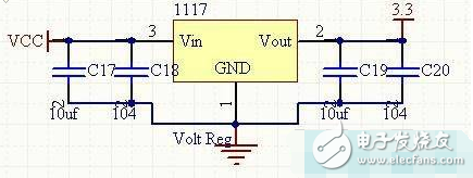 AMS1117的5v转3.3v电路原理