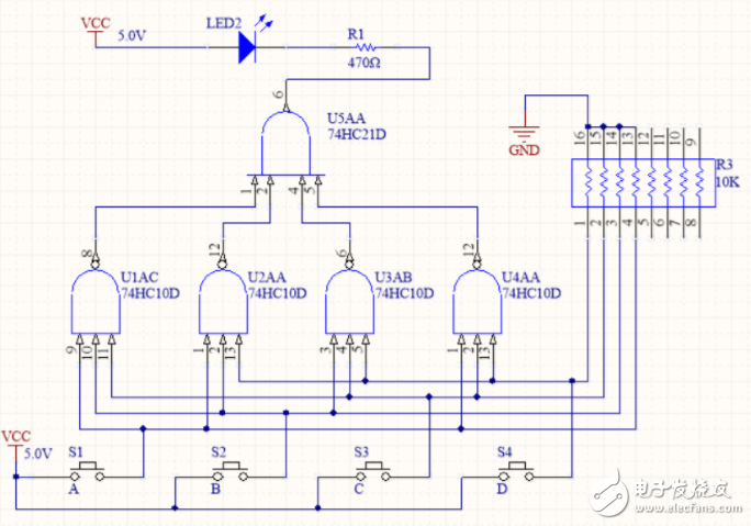 四人表決器電路設計方案匯總（四款電路設計原理分析）