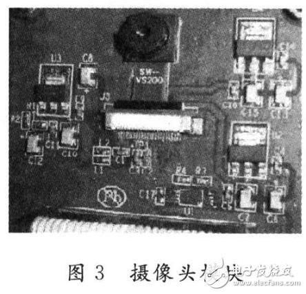 包含有圖像傳感器OV9650攝像頭模塊