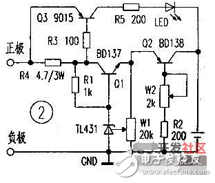 蓝牙耳机给锂电池充电电路图