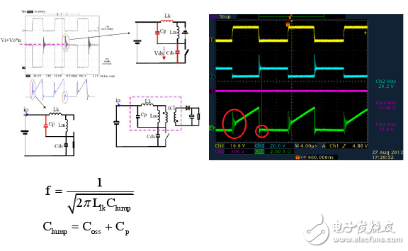 反激开关电源波形分析