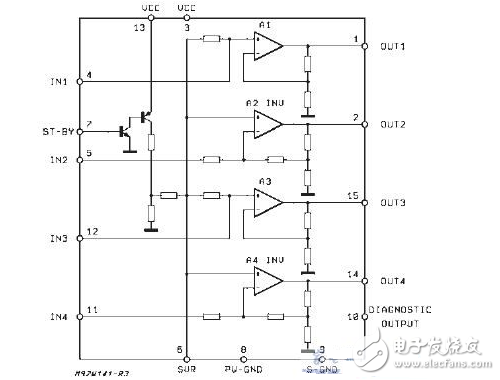 tda7379引脚 tda7379特点    数字功率放大器有着非常鲜明的特点