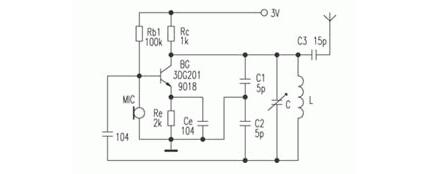 簡易無線話筒電路圖（多款無線話筒電路圖）