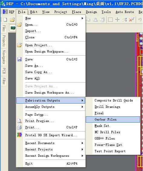 altium_designer生成gerber文件和钻孔文件