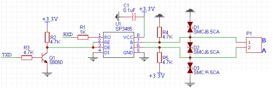  PMS7003 的接口定義、485接口電路圖解析以及UART 測(cè)試