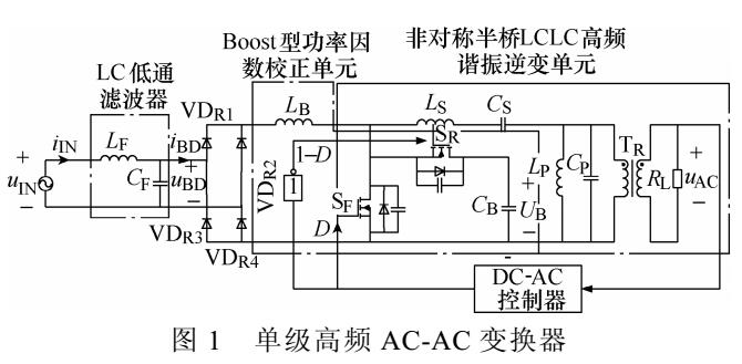 AC-AC变换器的低通输入滤波器的参数设计