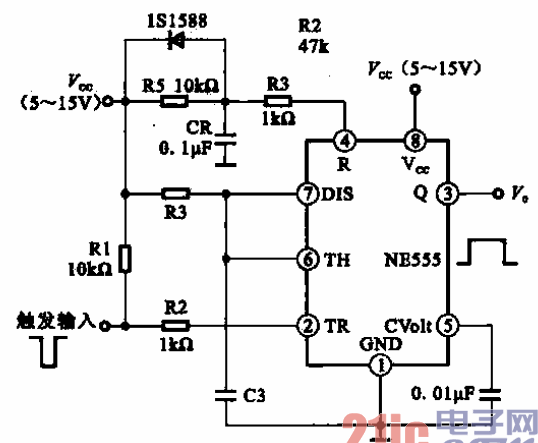 自動(dòng)復(fù)位定時(shí)器電路圖文詳解