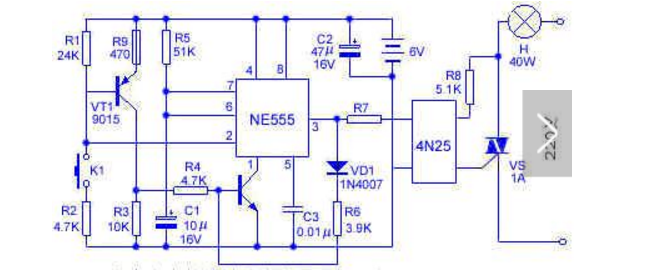 12v单向可控硅触发电路图(可控硅控制电路的制作13例)