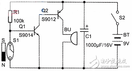 振動防盜報警器電路設計方案匯總（六款防盜報警器電路原理圖詳解）