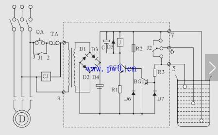 液位控制繼電器怎么接_液位控制繼電器接線圖