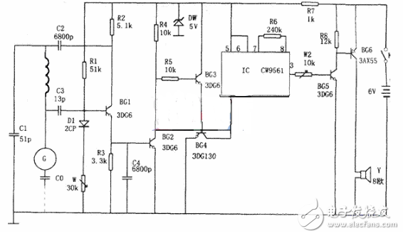 熱釋電紅外報(bào)警電路圖大全（六款熱釋電紅外報(bào)警電路設(shè)計(jì)原理圖詳解）