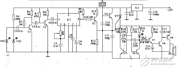 紅外線報警器電路設計方案匯總（八款模擬電路設計原理圖詳解）