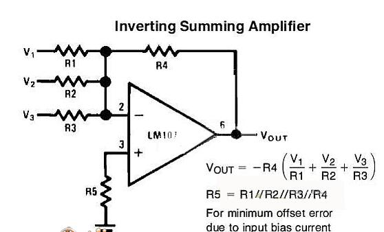 反相加法器电路与原理