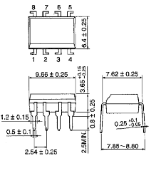 tlp250工作原理（tlp250引脚图及功能_内部结构_封装尺寸及应用电路）