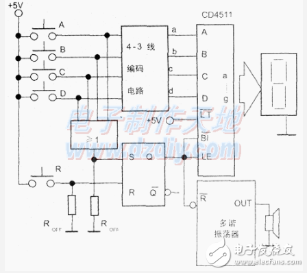 四人搶答器電路設計方案匯總（六款模擬電路設計原理圖詳解）