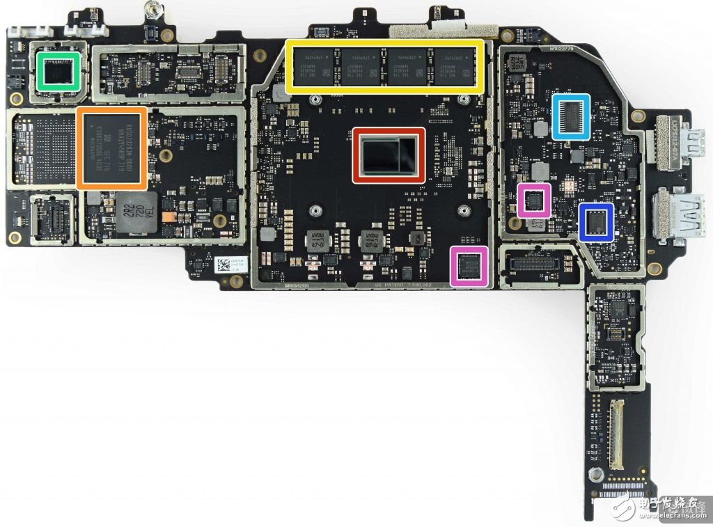 微软全新Surface Pro拆解：SSD焊死 拆开易报废