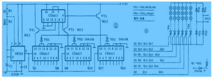 cd4017應(yīng)用電路圖