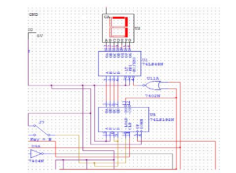 74LS148的4路搶答器