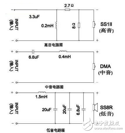 音响二分频器电路图（六款模拟电路设计原理图详解）