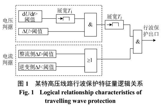 特高压直流输电线路行波保护