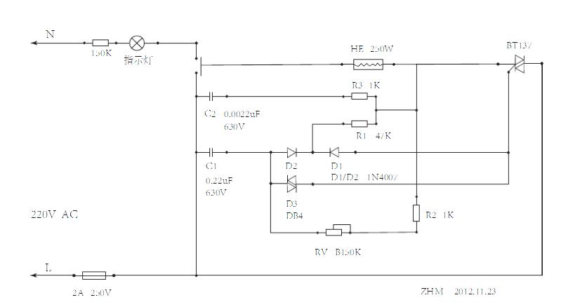 220v双向可控硅电路图大全（九款模拟电路设计原理图详解）