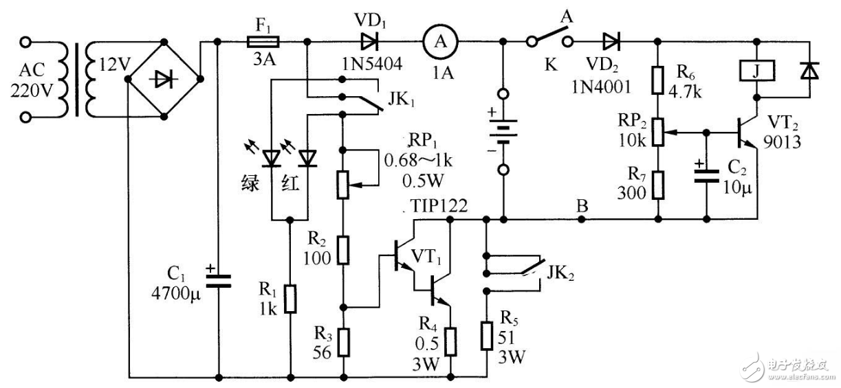 1.2v镍氢电池充电电路图（六款镍氢电池充电电路途详解）