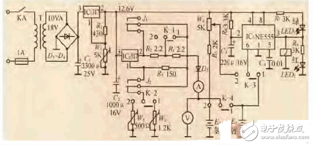 1.2v镍氢电池充电电路图（六款镍氢电池充电电路途详解）