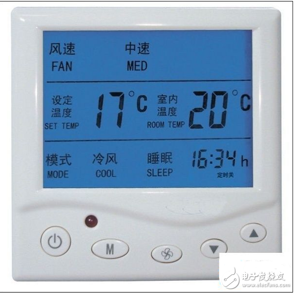 中央空调温控器接线图