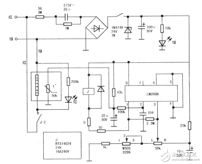 lm358電子溫控器電路圖（五款模擬電路設計原理圖詳解）