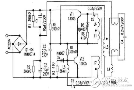 55w电子镇流器电路图大全（六款55w电子镇流器电路原理图详解）