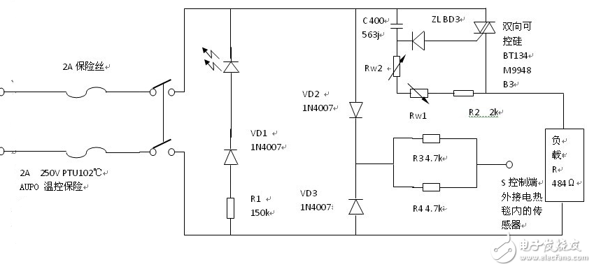 電熱毯溫控器電路圖大全（七款電熱毯溫控器電路設(shè)計(jì)原理圖詳解）