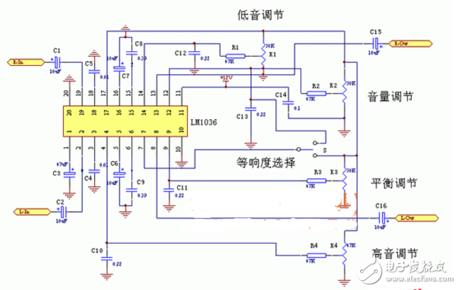 最简单音调电路图大全八款模拟电路设计原理图详解