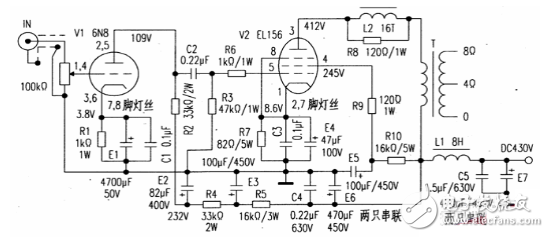 211电子管功放电路图大全(八款模拟电路设计原理图详解)