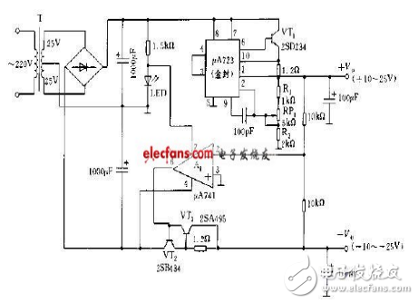 可调稳压电源电路图大全（八款可调稳压电源电路设计原理图详解）