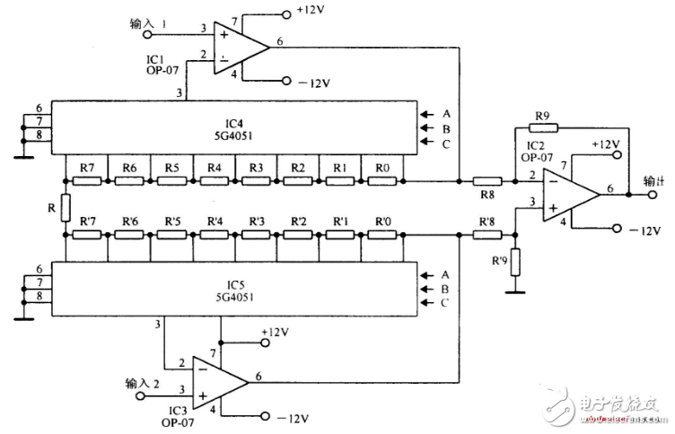 可变增益放大器电路图（十一款可变增益放大器电路设计原理图详解）