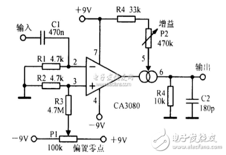 可變增益放大器電路圖（十一款可變增益放大器電路設計原理圖詳解）