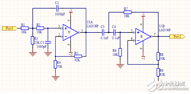 帶通濾波器電路圖大全（三款帶通濾波器電路設計原理圖詳解）