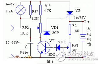 单向可控硅充电电路图大全(八款单向可控硅充电电路设计原理图详解)