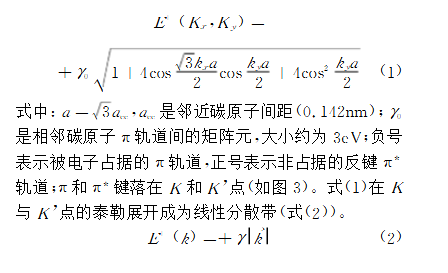 石墨烯的电子结构及其应用,缺陷对石墨烯电子结构的影响