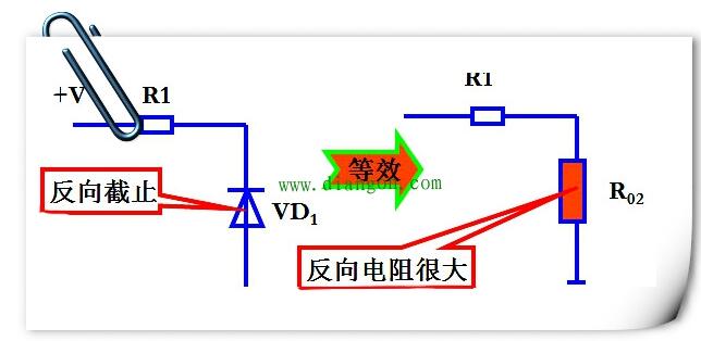 1n4007二极管反向电阻是多大