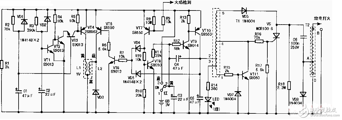 热水器脉冲电路图(五款热水器脉冲电路详解)