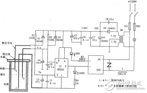 高低水位控制電路圖大全（六款高低水位控制電路原理圖詳解）