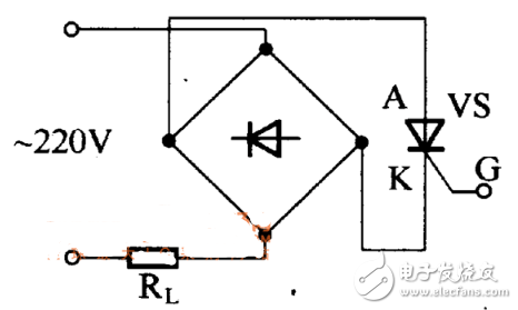 晶闸管简单调压电路图大全（六款晶闸管简单调压电路原理图详解）