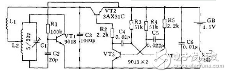 433m无线发射电路图大全（T630无线电/音频调制/电感三点式发射电路详解）