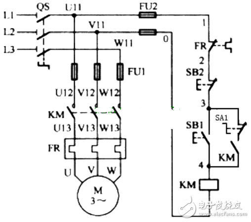 电动机自锁控制电路图大全（三相异步/自锁正转控制电路图详解）