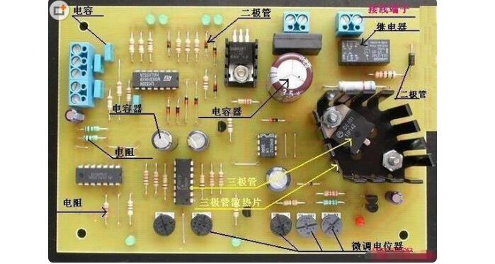 電路板為什么是綠色的_電路板上的元件介紹圖