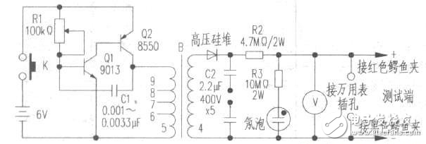 晶体管测试仪电路图大全（CD4022/双极晶体管/NE555时基电路图详解）