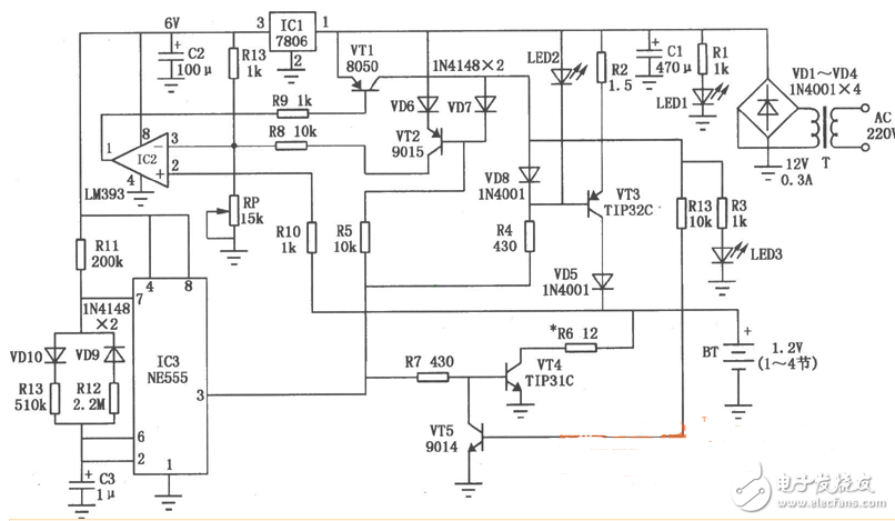 lm393比較器典型電路圖大全（紅外/充電器/有刷控制器電路詳解）