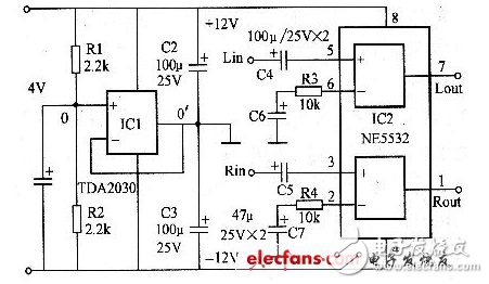 雙電源自動切換電路圖大全（TDA2030/功率放大/雙電源供電電路）